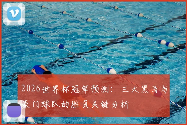2026世界杯冠军预测:三大黑马与豪门球队的胜负关键分析